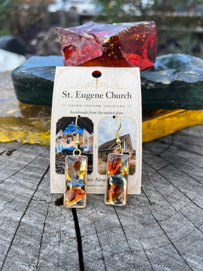 St. Eugene Church Stained Glass Pendants and Necklaces