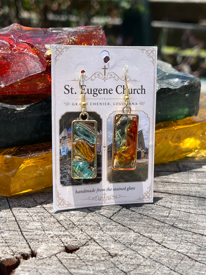 St. Eugene Church Stained Glass Bracelets and Cuffs