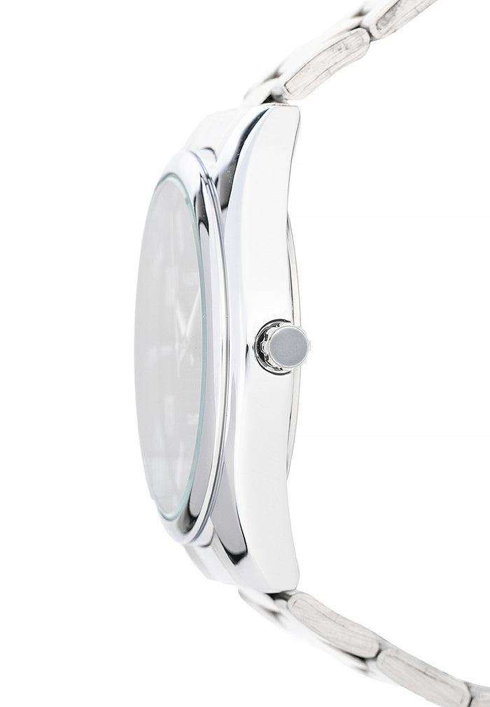 Valentino Stainless Steel Strap Analog Watch for Men 20122550-BLACK DIAL-Watch Portal Philippines