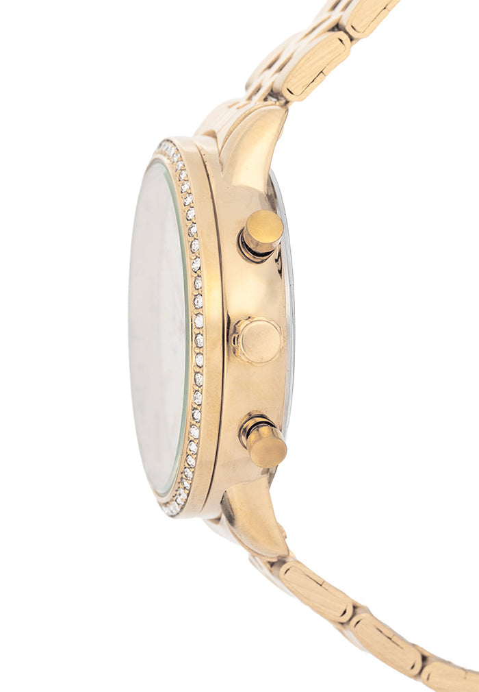 Valentino Stainless Steel Strap Analog Watch for Women 20122536-GLD-MOP DIAL-Watch Portal Philippines