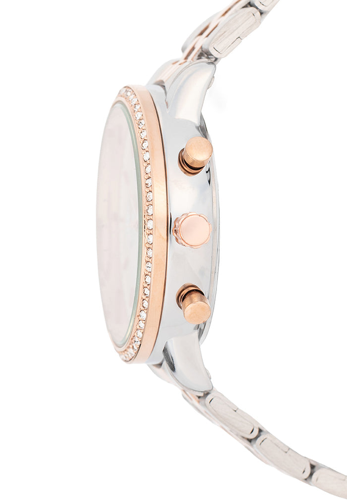 Valentino Stainless Steel Strap Analog Watch for Women 20122537-SILVER DIAL-Watch Portal Philippines