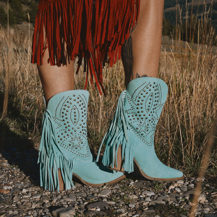 STAR POWER SUEDE LEATHER BOOTIE - Dingo1969