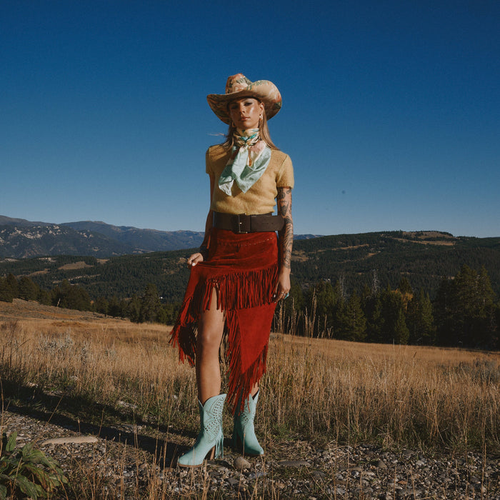 STAR POWER SUEDE LEATHER BOOTIE - Dingo1969