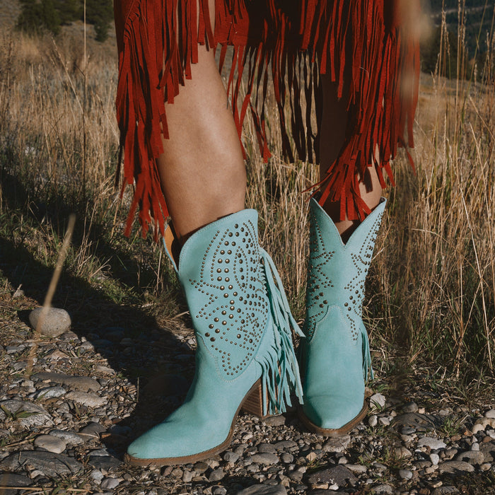 STAR POWER SUEDE LEATHER BOOTIE - Dingo1969