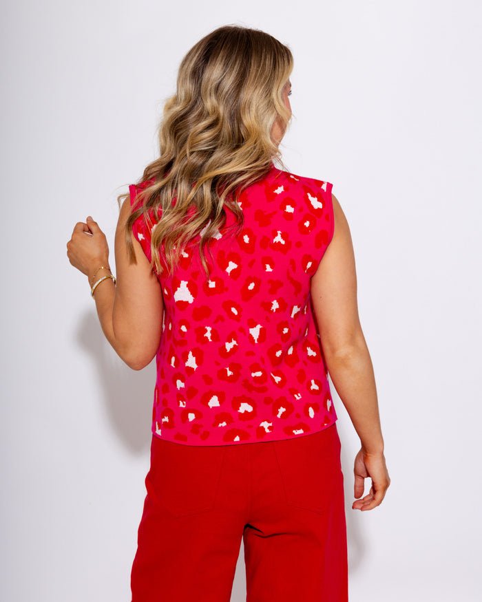 Statement Leopard Knit Top
