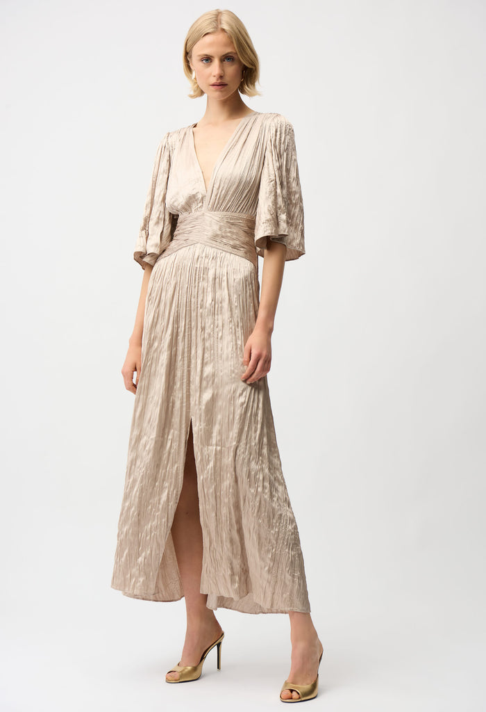 beige dress