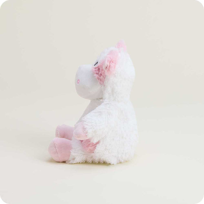 microwavable pink strawberry cow stuffed animal junior size warmies