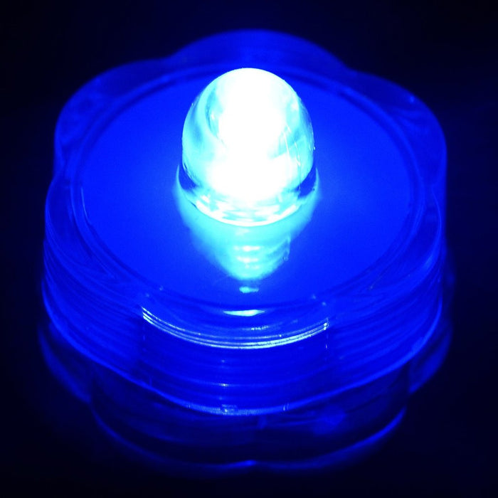 Submersible LED Waterproof Light RGB for Vase Wedding Party Fish Tank - Blue-12pcs
