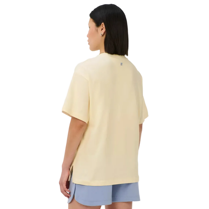 Sweaty Betty Tennis Graphic T-Shirt in Blue Tennis Ladies Print SS26