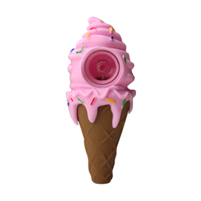 sweet silicone ice cream pipe pink strawberry