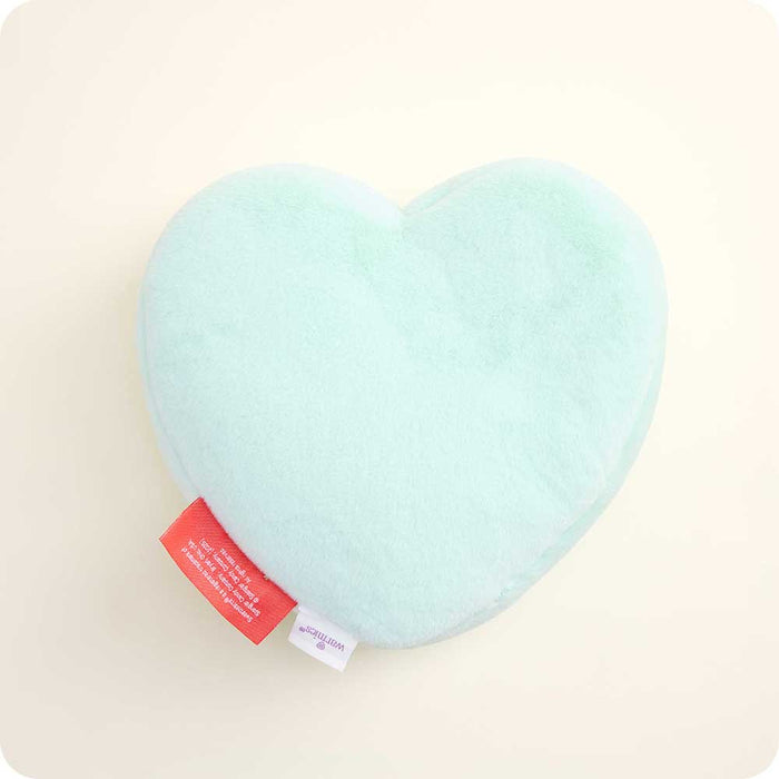 microwavable sweethearts green xoxo conversation heart warmies plush
