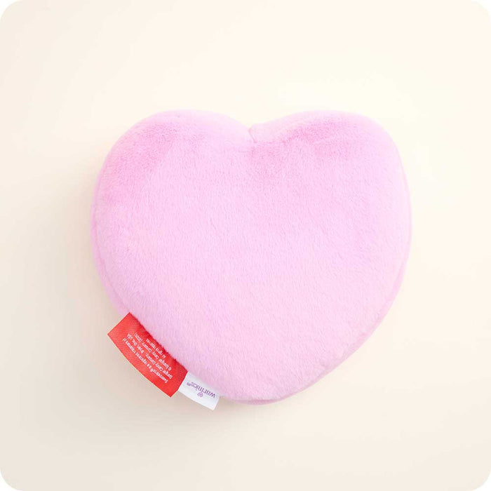 microwavable sweethearts pink bestie conversation heart warmies stuffed animal plush