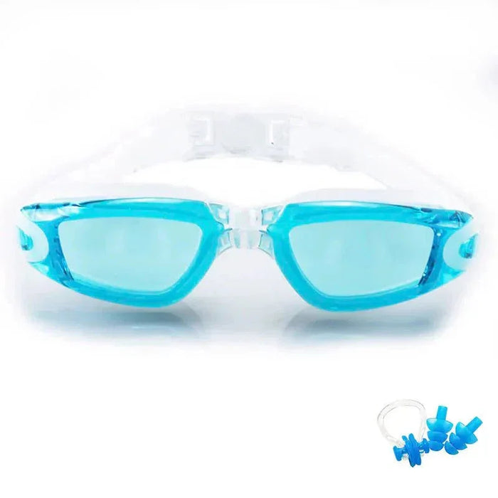 Swimming Goggles for Men & Women – Anti-Fog UV Protection, Waterproof, Adjustable Silicone Swim Goggles for Adults & Kids - Allen-Fitness