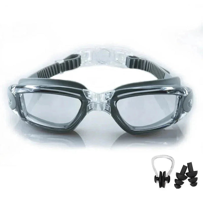 Swimming Goggles for Men & Women – Anti-Fog UV Protection, Waterproof, Adjustable Silicone Swim Goggles for Adults & Kids - Allen-Fitness