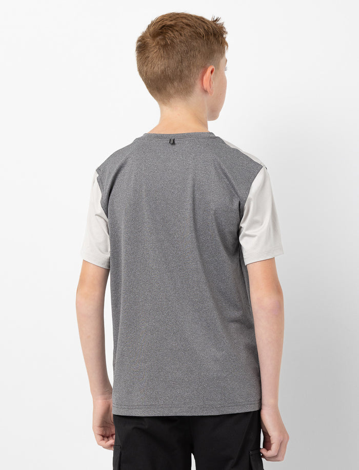 T-shirt de sport à manches contrastantes