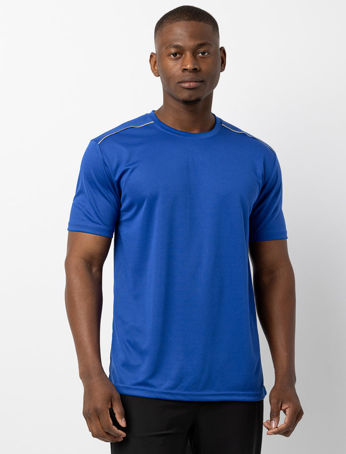 T-shirt de sport avec bandes réfléchissantes