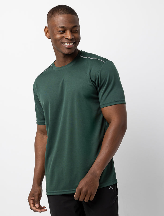 T-shirt de sport avec bandes réfléchissantes