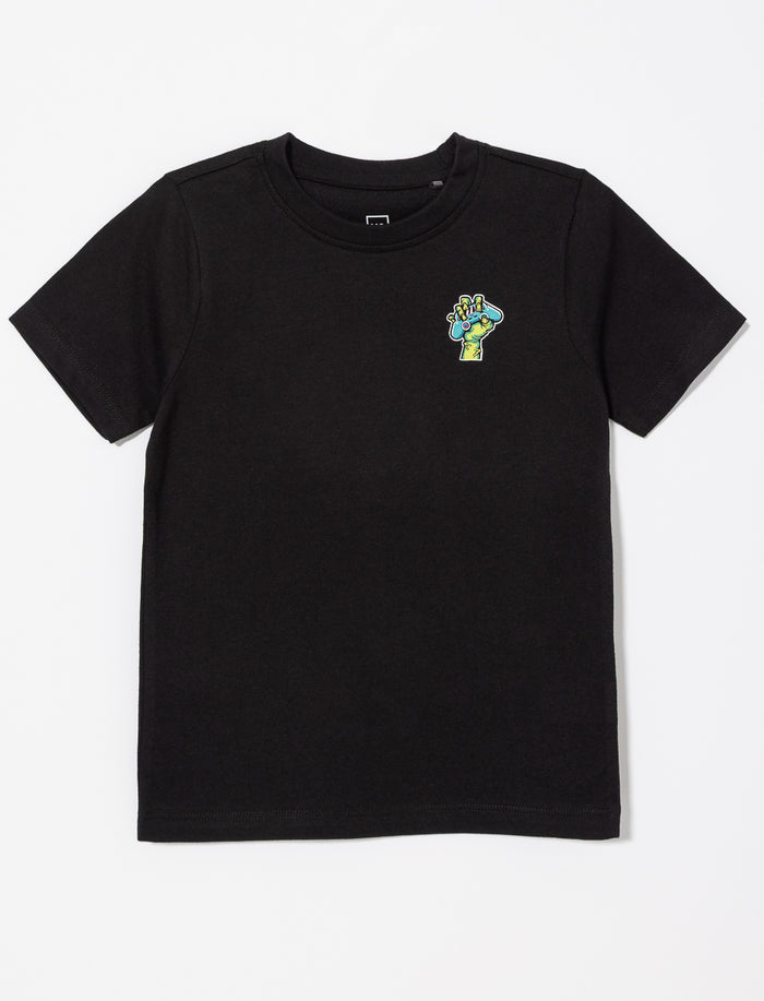 T-shirt imprimé au dos en coton bio - petit garçon
