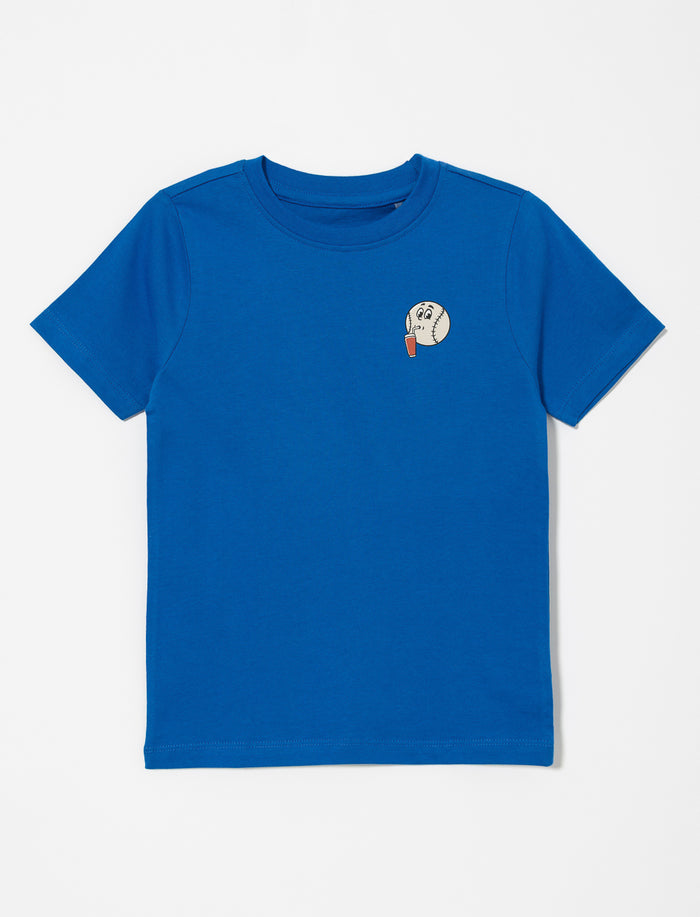 T-shirt imprimé au dos en coton bio - petit garçon