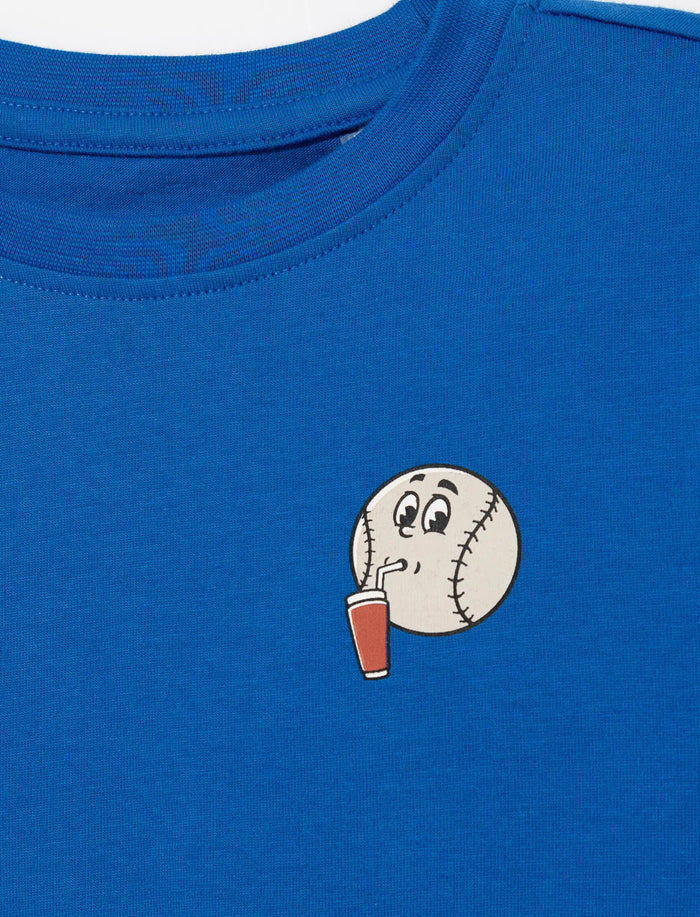 T-shirt imprimé au dos en coton bio - petit garçon