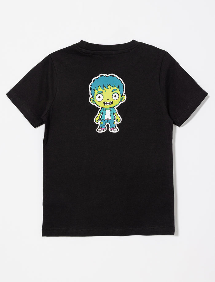 T-shirt imprimé au dos en coton bio - petit garçon