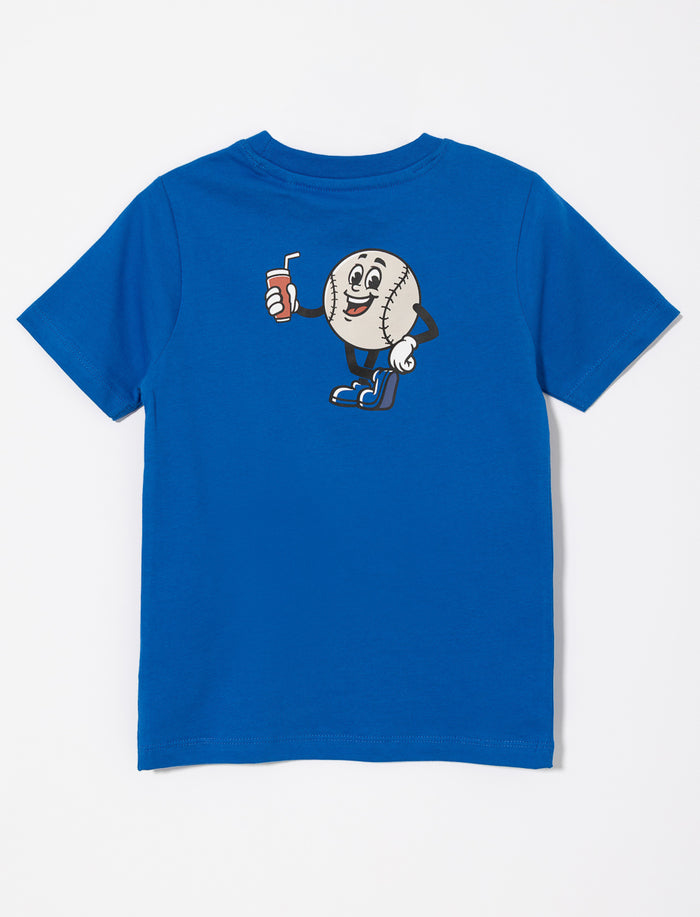 T-shirt imprimé au dos en coton bio - petit garçon