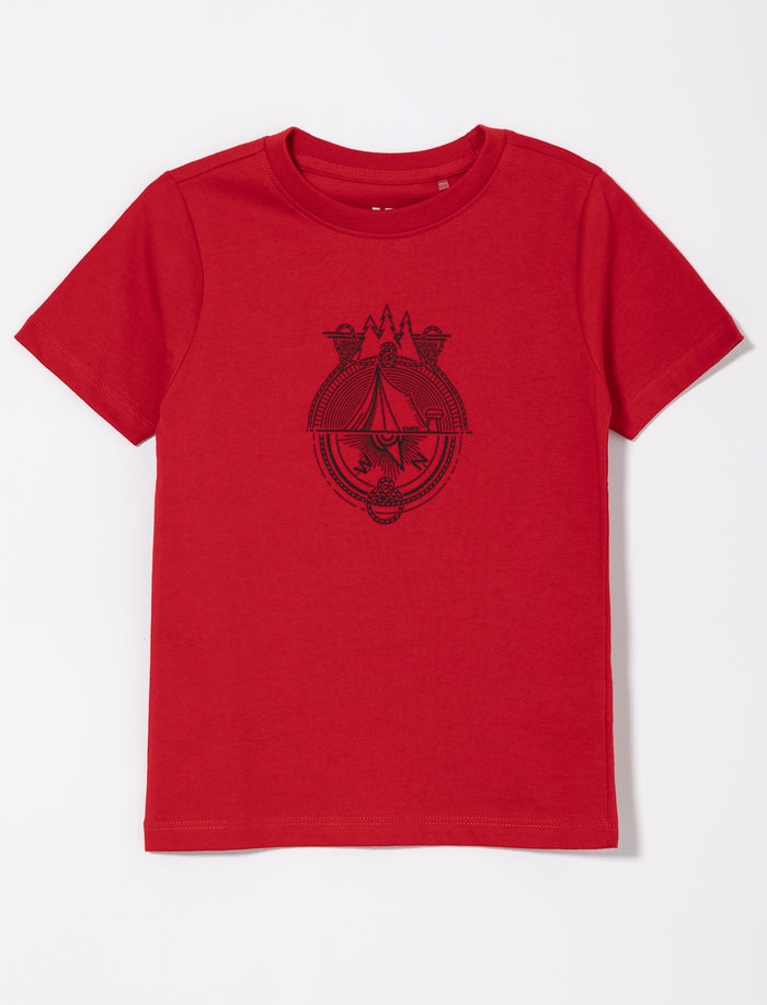 T-shirt imprimé en coton bio - petit garçon