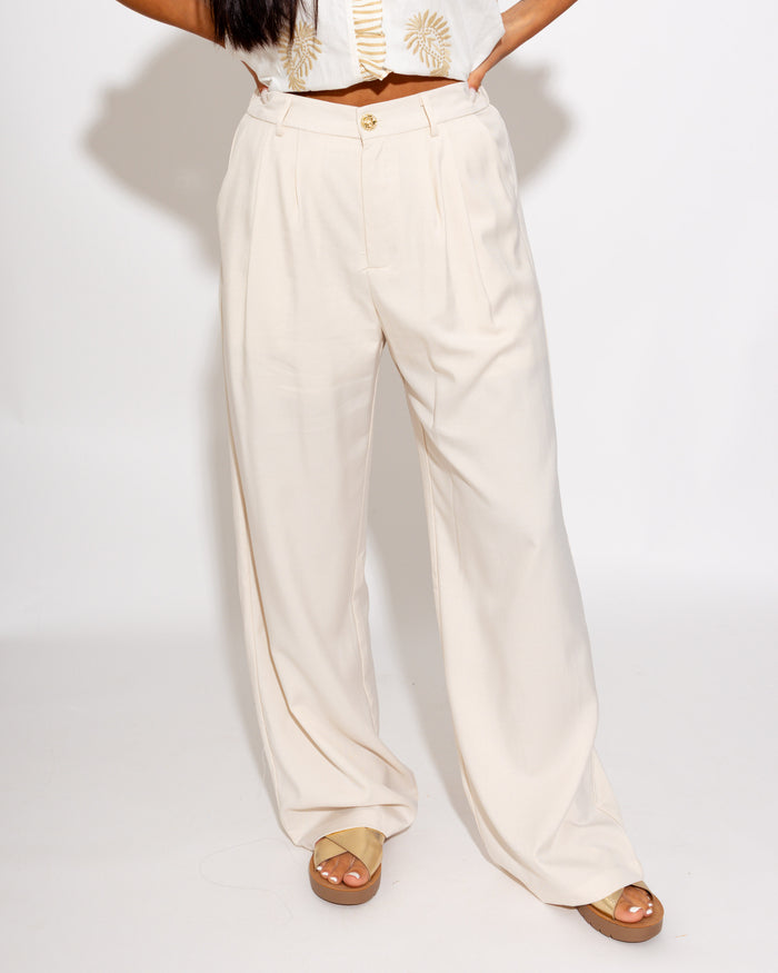 Tailored Straight Leg Pants