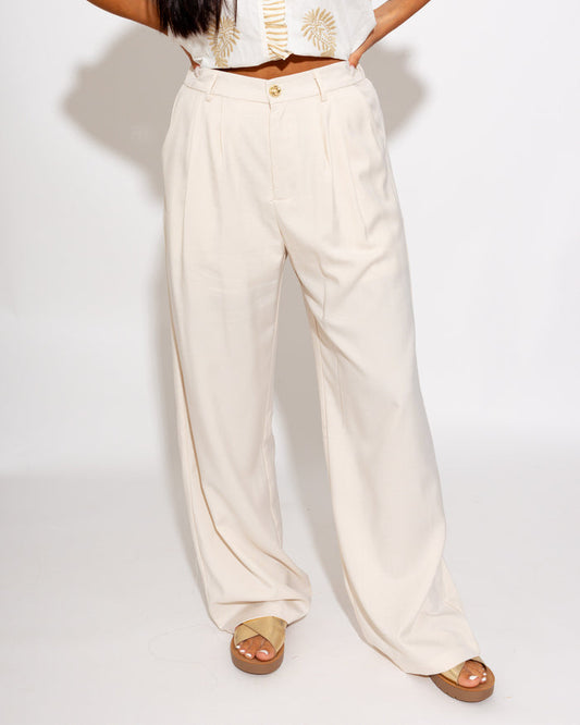 Tailored Straight Leg Pants