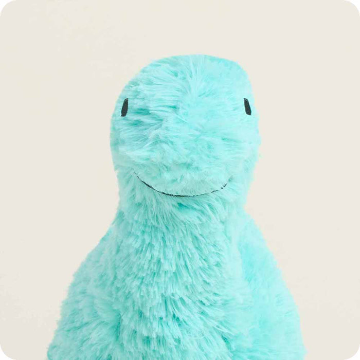 Teal Long Neck Dinosaur  Stuffed Animal Warmies Junior