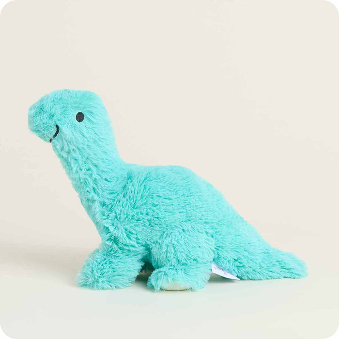 Microwavable Teal Long Neck Dinosaur  Heating Pad Warmies Junior