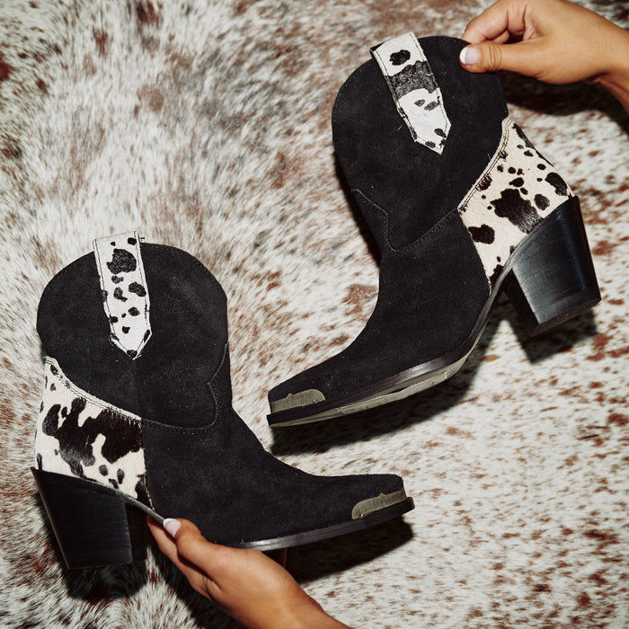 TEXAS CHARM SUEDE LEATHER BOOTIE - Dingo1969