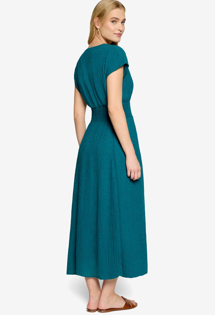 Textured Midi Dress