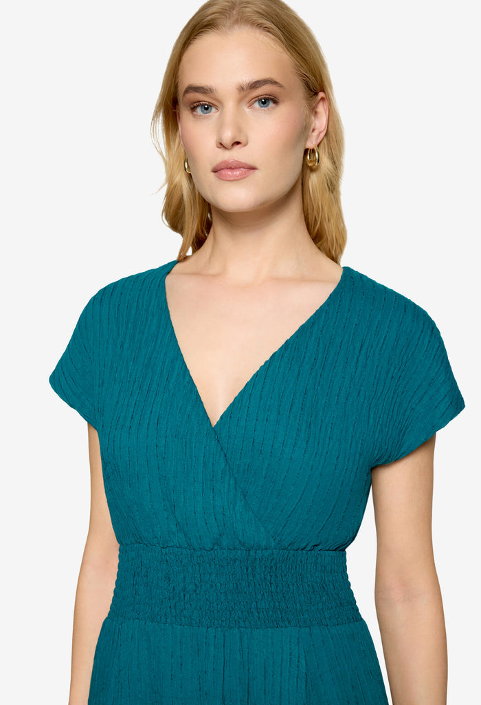 Textured Midi Dress