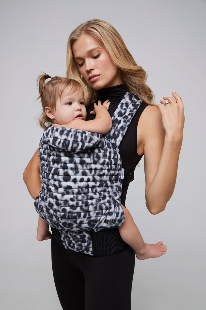 The Armadillo Baby Carrier - Monochrome Leopard