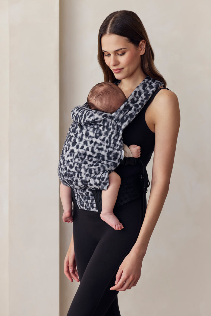 The Armadillo Baby Carrier - Monochrome Leopard