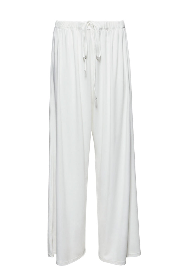 Bumpsuit Maternity Loungewear The Cloud Slim Drawstring Pant in Ivory