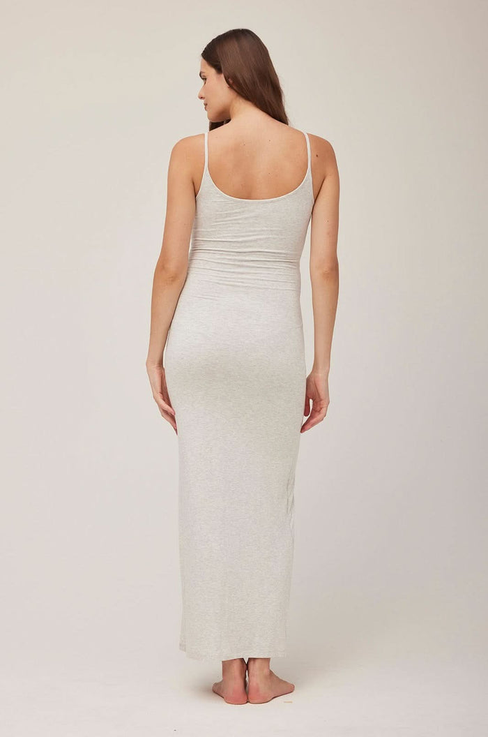 Bumpsuit Maternity The Jane Maxi Dress in Heather Grey