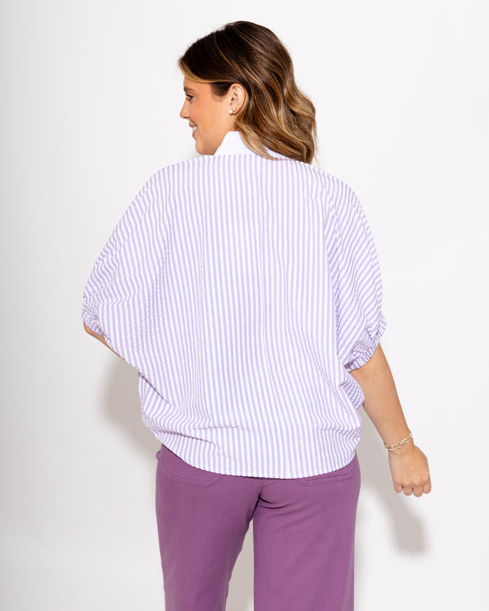 The Easy Contrast Stripe Top