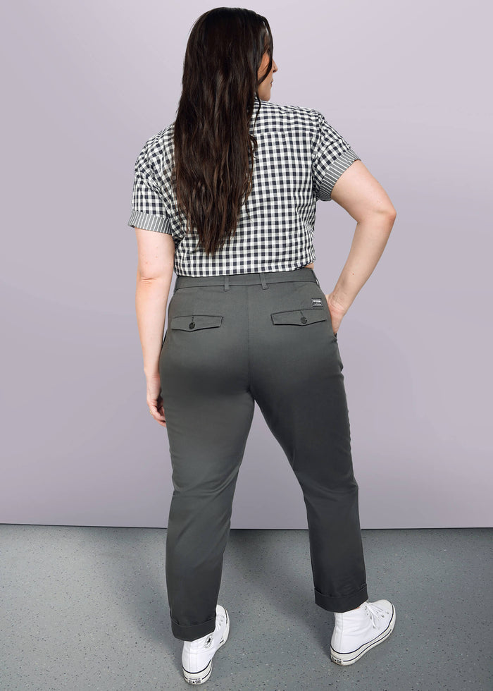 1X=The Essential Trouser in Charcoal
