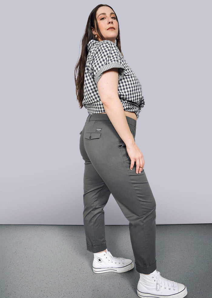 1X=The Essential Trouser in Charcoal