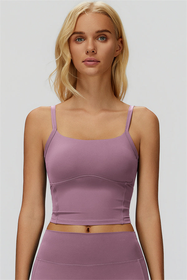 The Fyra Crop Tank Flared Leggings 2-Piece Set