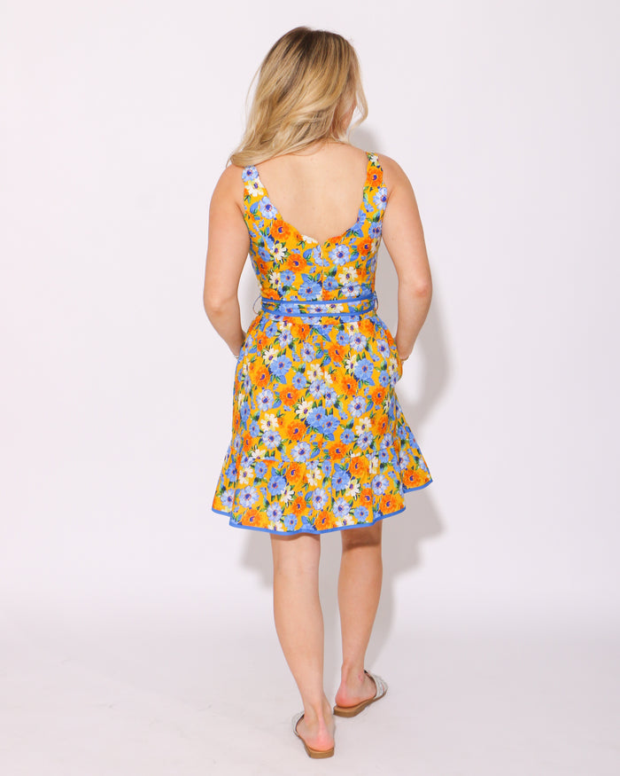 The Garden Ruffle Mini Dress