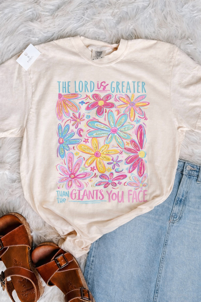 The Lord is Greater Graphic Tee - Multiple Colors