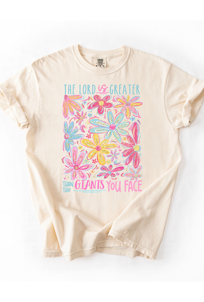 The Lord is Greater Graphic Tee - Multiple Colors