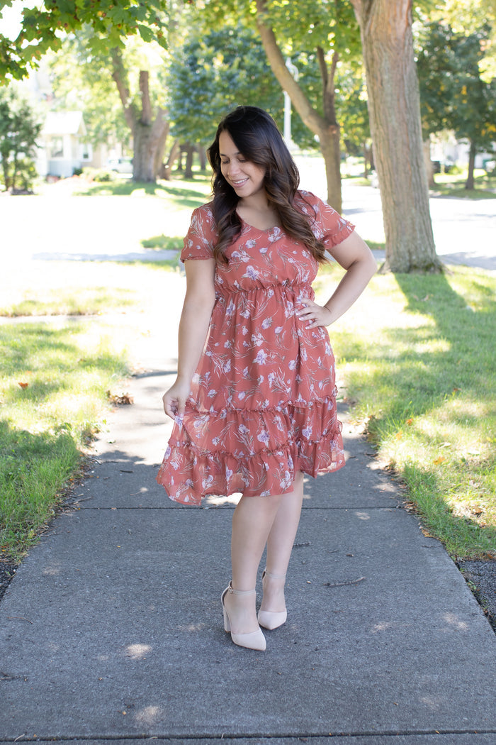 The Renee in Floral Spice (FINAL SALE)