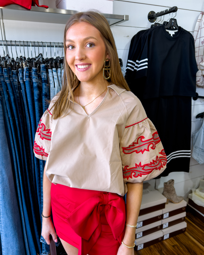 The Sweetwater Stitch Top in Dust