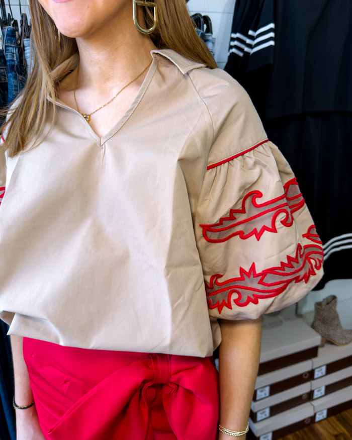 The Sweetwater Stitch Top in Dust