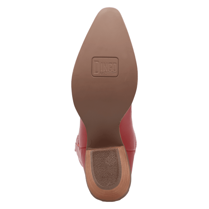 PRODUCT SHOT THUNDERBOLT LEATHER BOOT AT OUTSOLE ANGLE