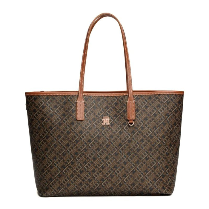 Tommy Hilfiger Monoplay Removable Laptop Pouch - Handbag - Brown - TB31 - Runner